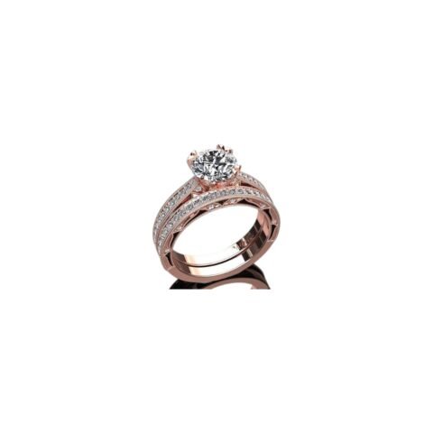 The "Vintage Heritage" Rose Gold Filigree Bridal Set